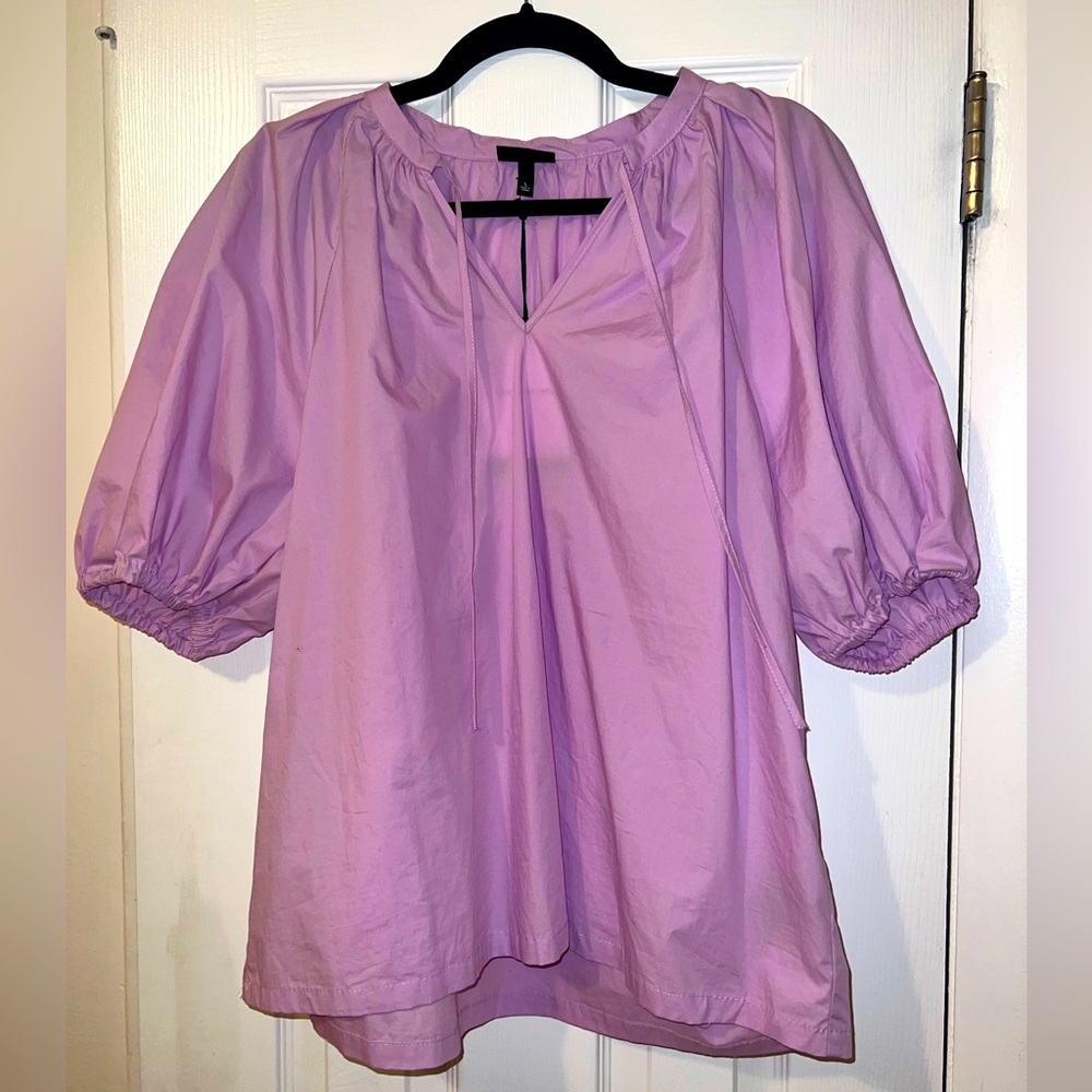 Lavender blouse - WHO WHAT WEAR